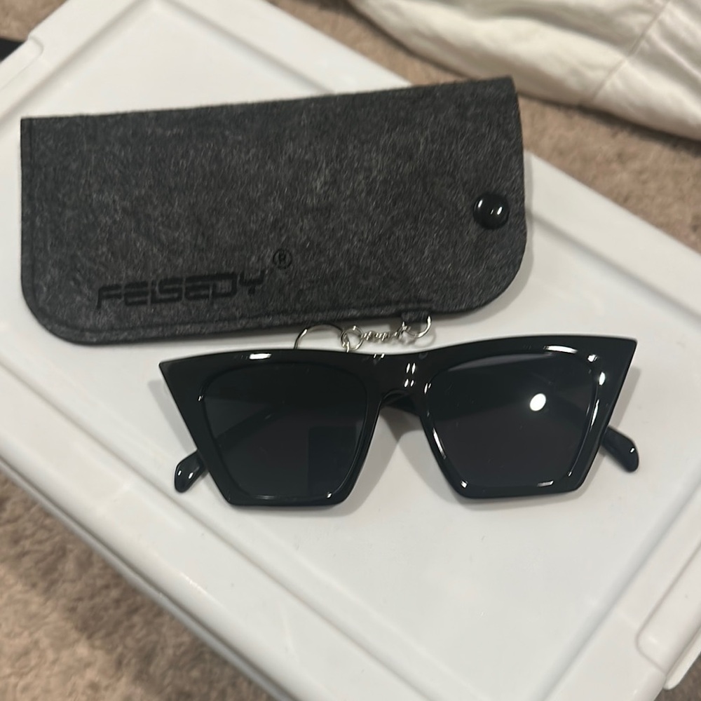Black Cat Eye Sunglasses